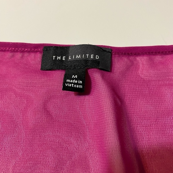 The Limited women’s burn out style high low tank top magenta p… - Picture 5 of 7